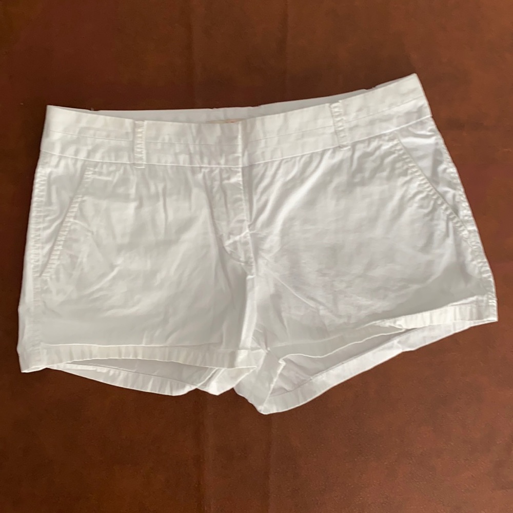 J. Crew Chino White Shorts